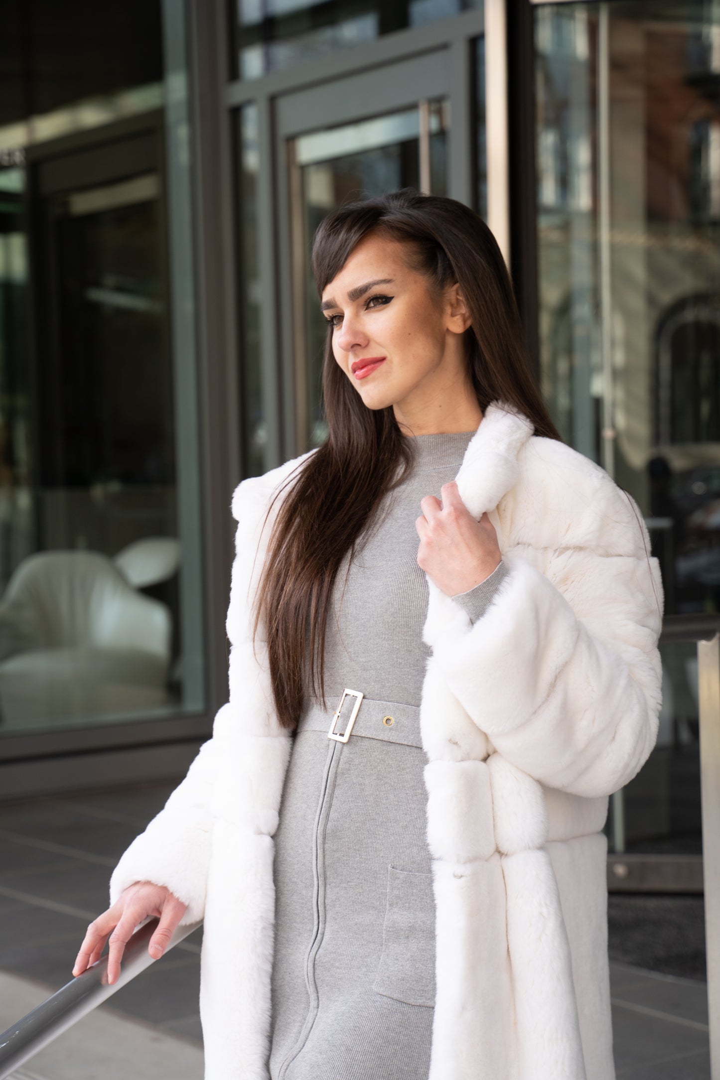 White Fur Coat
